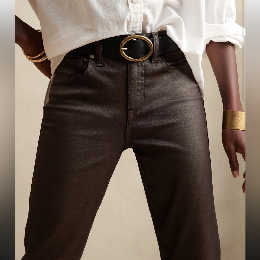 NWT Banana Republic Slim Coated Jean